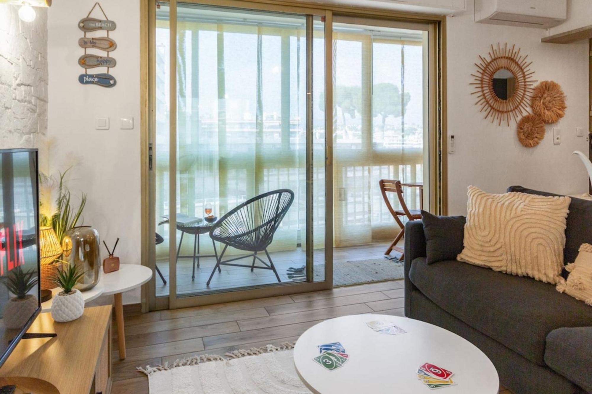 Apartament Le Pied Dans L'Eau - Calm - Sun - Seaside - Hipprodrome - Racetracks Cagnes-sur-Mer Zewnętrze zdjęcie