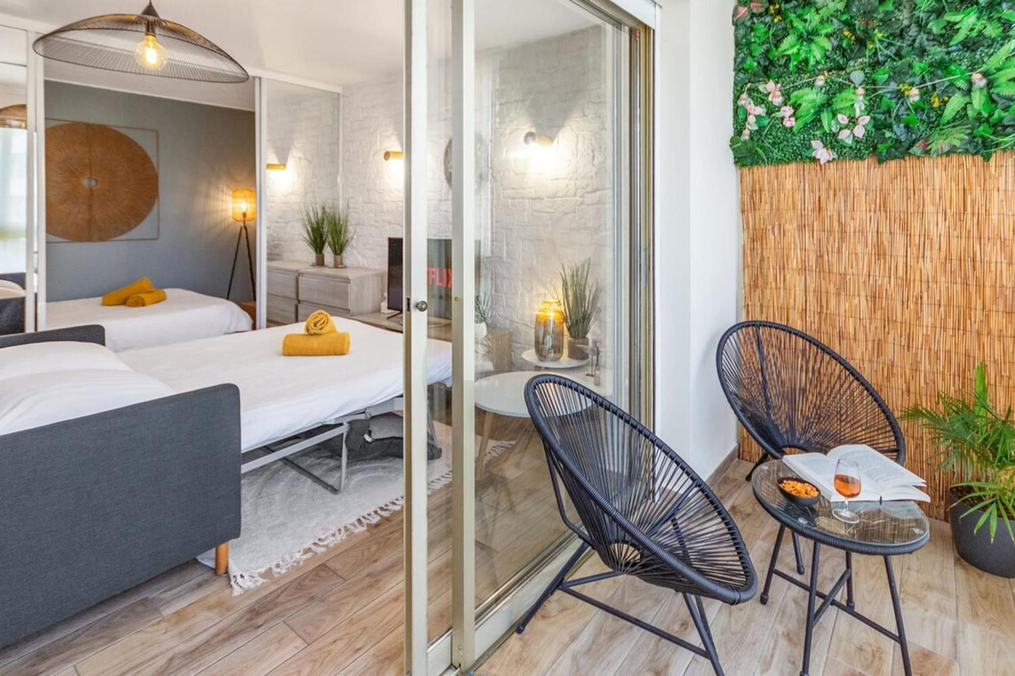 Apartament Le Pied Dans L'Eau - Calm - Sun - Seaside - Hipprodrome - Racetracks Cagnes-sur-Mer Zewnętrze zdjęcie