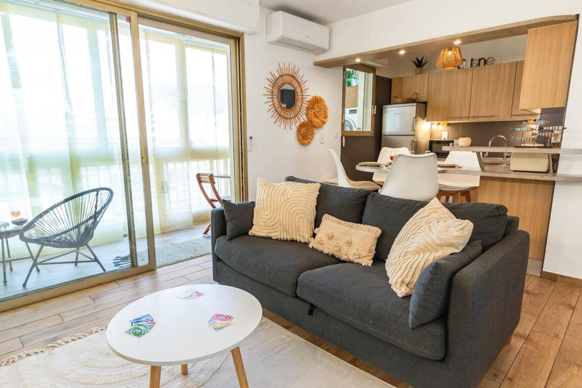 Apartament Le Pied Dans L'Eau - Calm - Sun - Seaside - Hipprodrome - Racetracks Cagnes-sur-Mer Zewnętrze zdjęcie